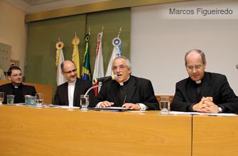 Padre Evandro Campos, Dom Mol, Dom D’Aniello e Dom Walmor
