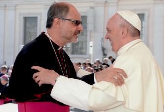 Além da visita ao Oriente Médio, Dom Mol também foi recebido pelo Papa Francisco no Vaticano