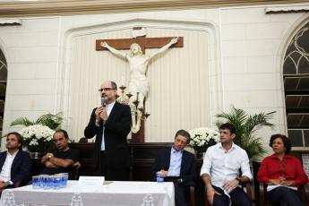 O reitor foi um dos comentaristas do evento que aconteceu na Paróquia Nossa Senhora da Boa Viagem