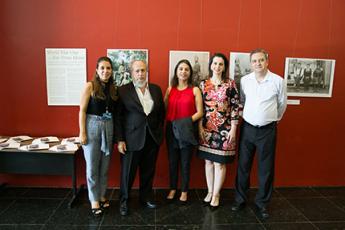 O chefe de Gabinete da Reitoria, professor Paulo Roberto de Sousa (à dir.), com representantes da PUC Minas e do consulado